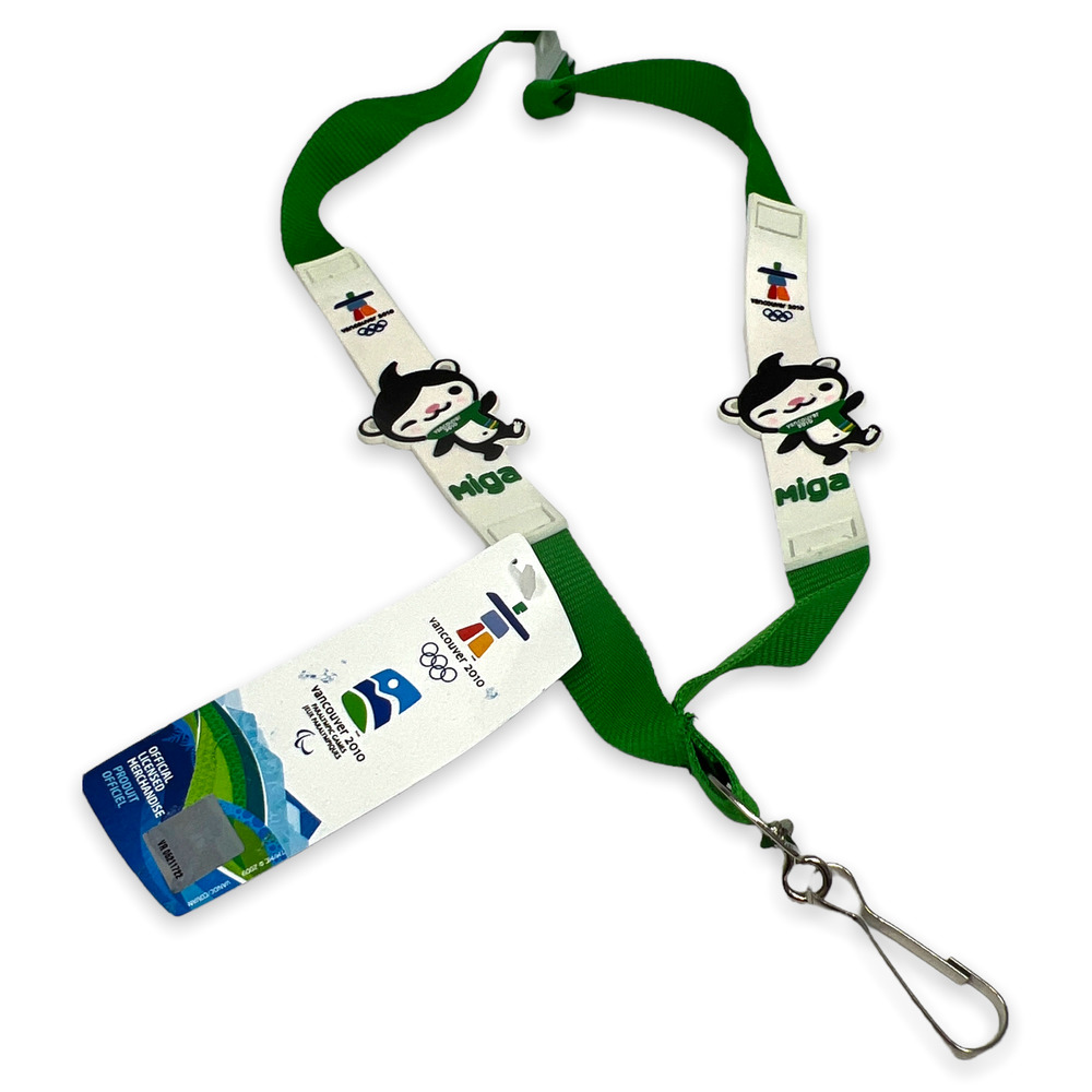 Vancouver 2010 Olympics MIGA Lanyard Officially Licensed - New with Tags